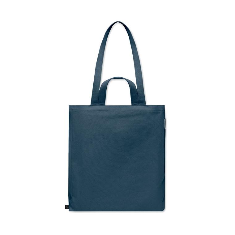 Sacoșă  din bumbac reciclat GAVE COLOUR Albastru