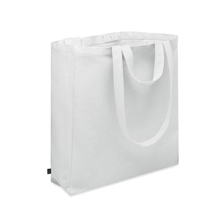 Sacoșă  din bumbac reciclat GAVE COLOUR Alb