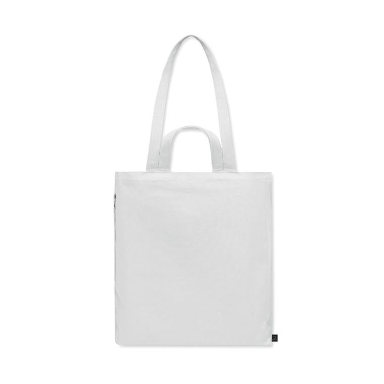 Sacoșă  din bumbac reciclat GAVE COLOUR Alb