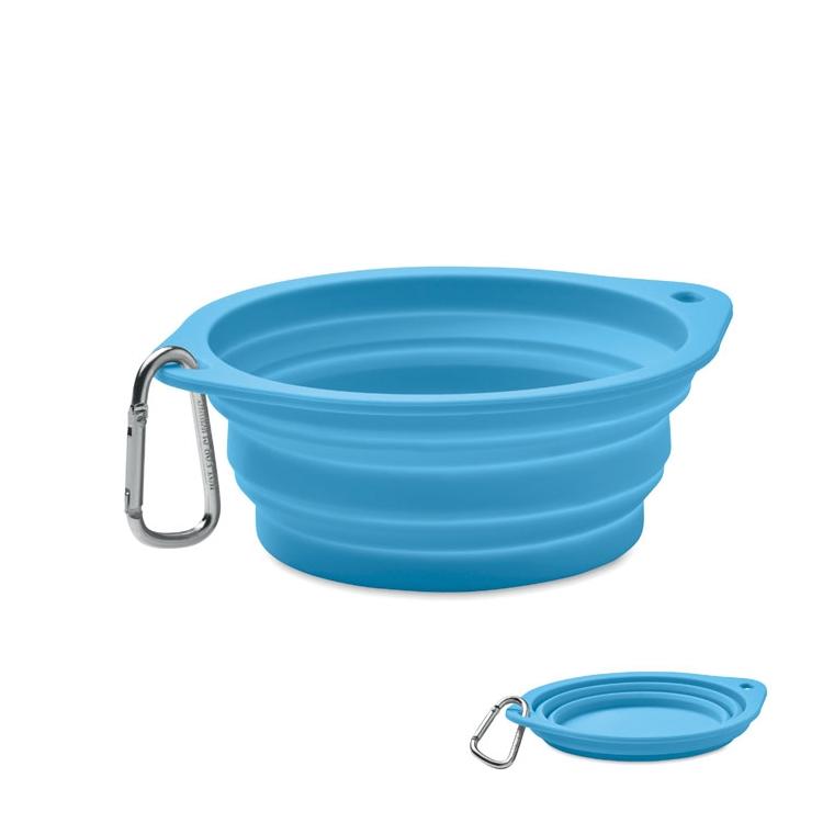 Bol portabil pentru animale de companie KOLAPDIER Albastru deschis