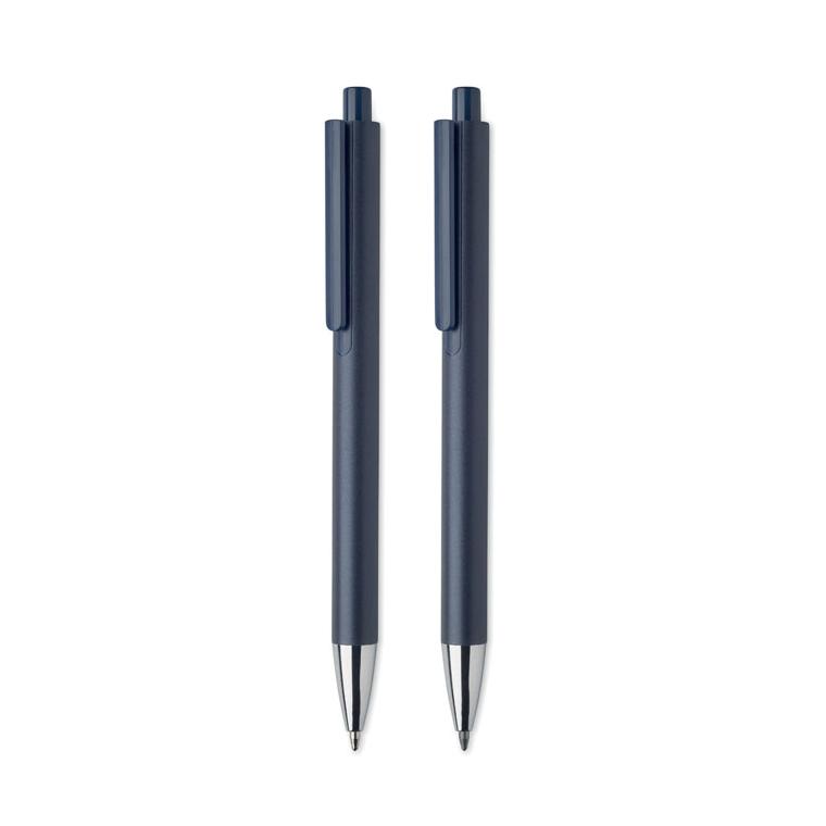 Set de stilouri din aluminiu reciclat ORWELL Navy 