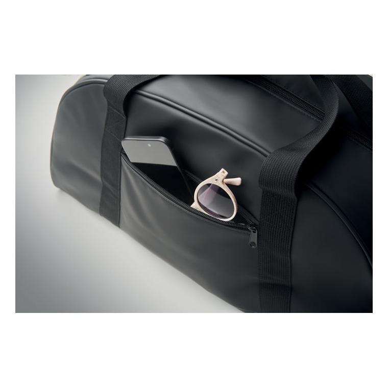 Geanta duffle din PU moale ROCK Negru