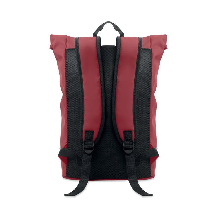 Rucsac rolltop pentru laptop 15 inch LAPTOSA Vișiniu