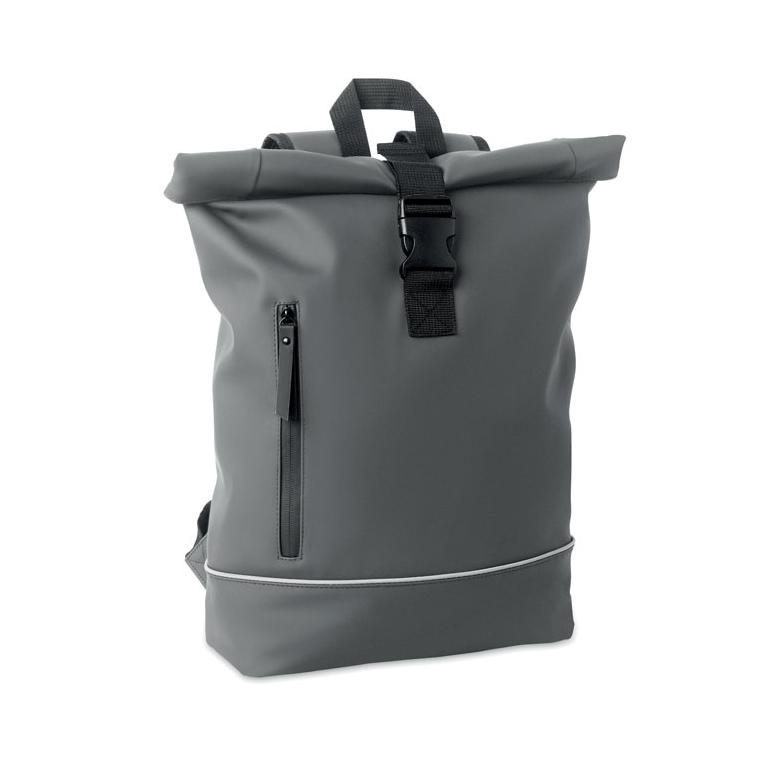 Rucsac rolltop pentru laptop 15 inch LAPTOSA Gri închis