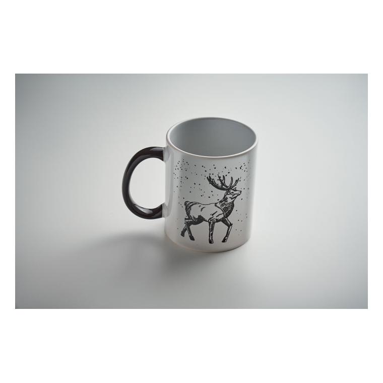 Cană ceramică sezonieră Festimug, 300 ml Negru