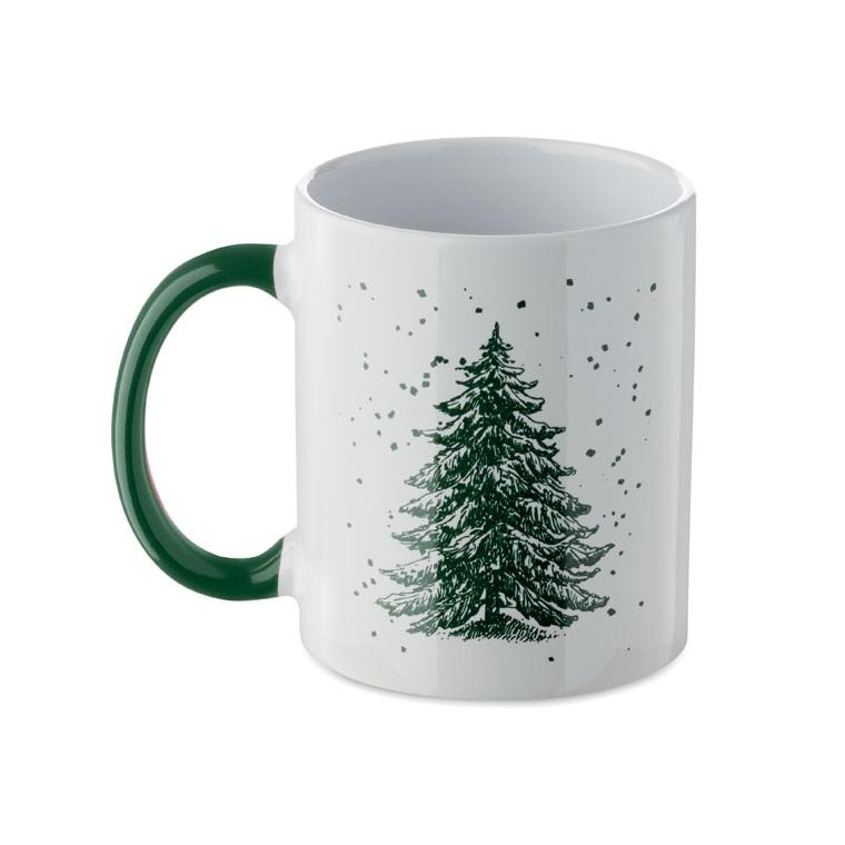 Cană ceramică sezonieră Festimug, 300 ml Verde