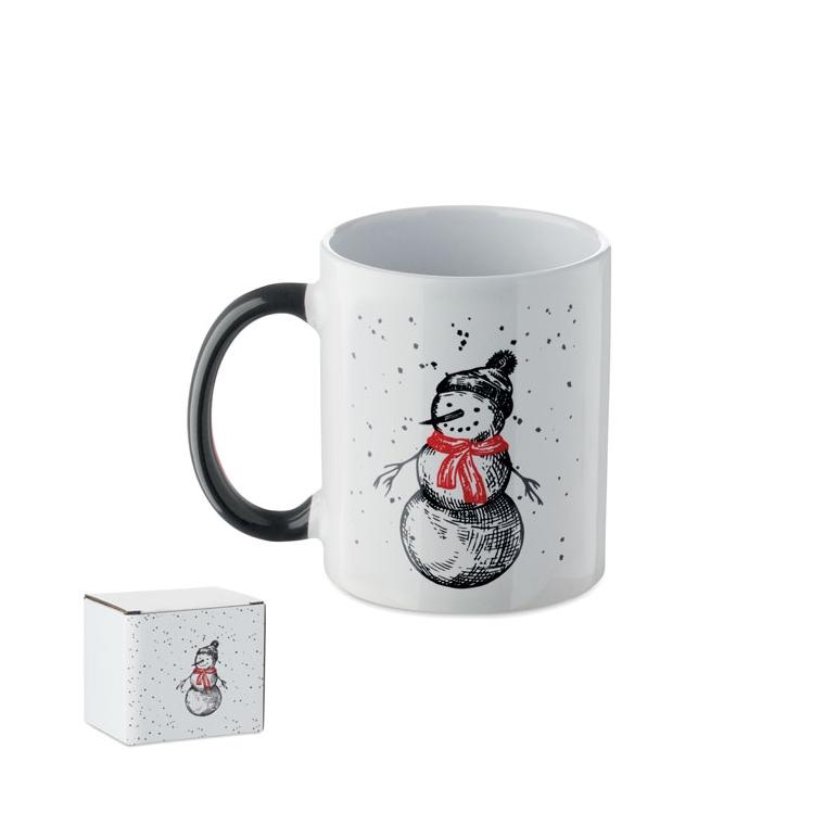 Cană ceramică sezonieră Festimug, 300 ml Negru