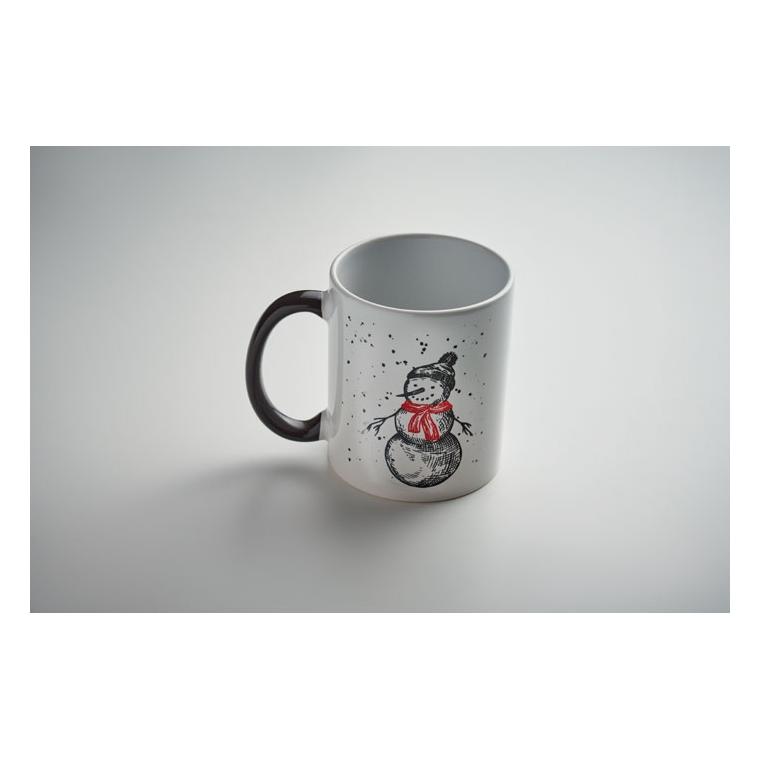 Cană ceramică sezonieră Festimug, 300 ml Negru