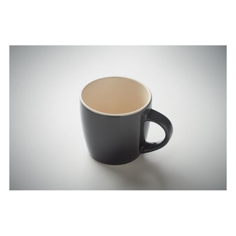 Cană ceramică Peze, 300 ml Gri închis