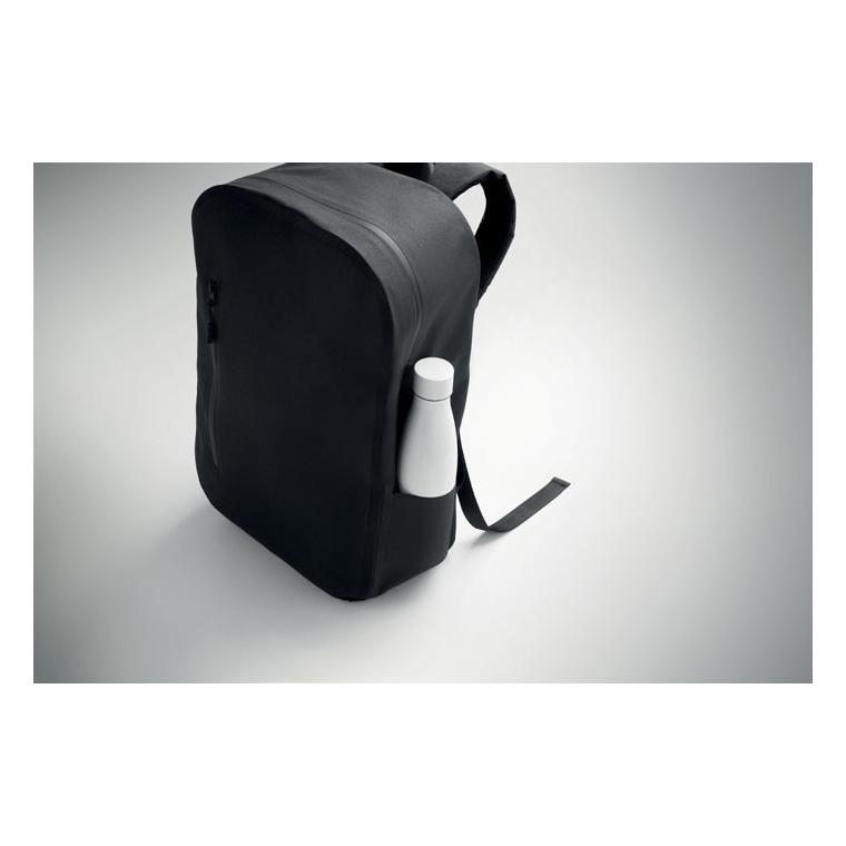 Rucsac laptop din RPET 300D Brenna Negru