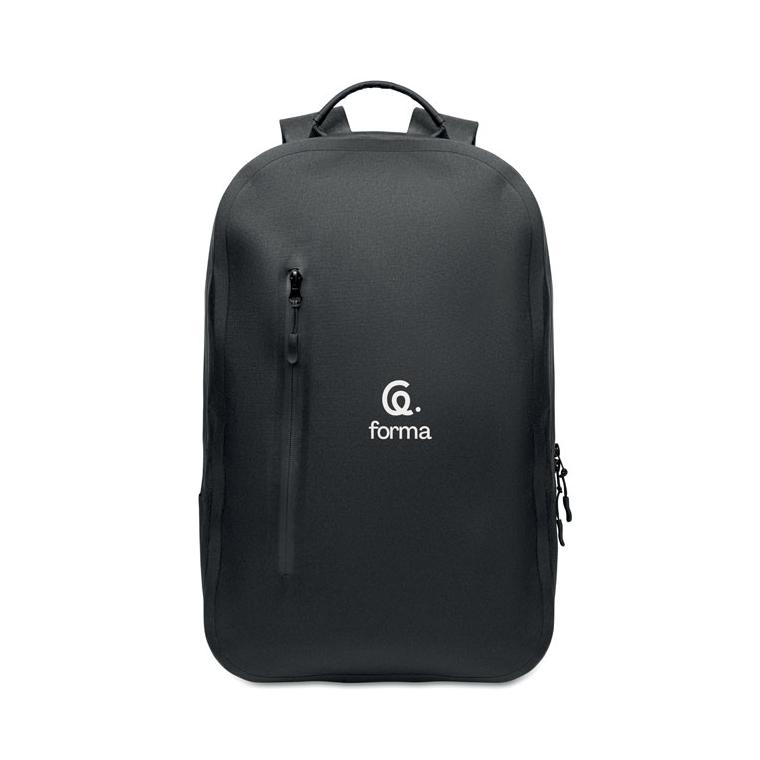 Rucsac laptop din RPET 300D Brenna Negru