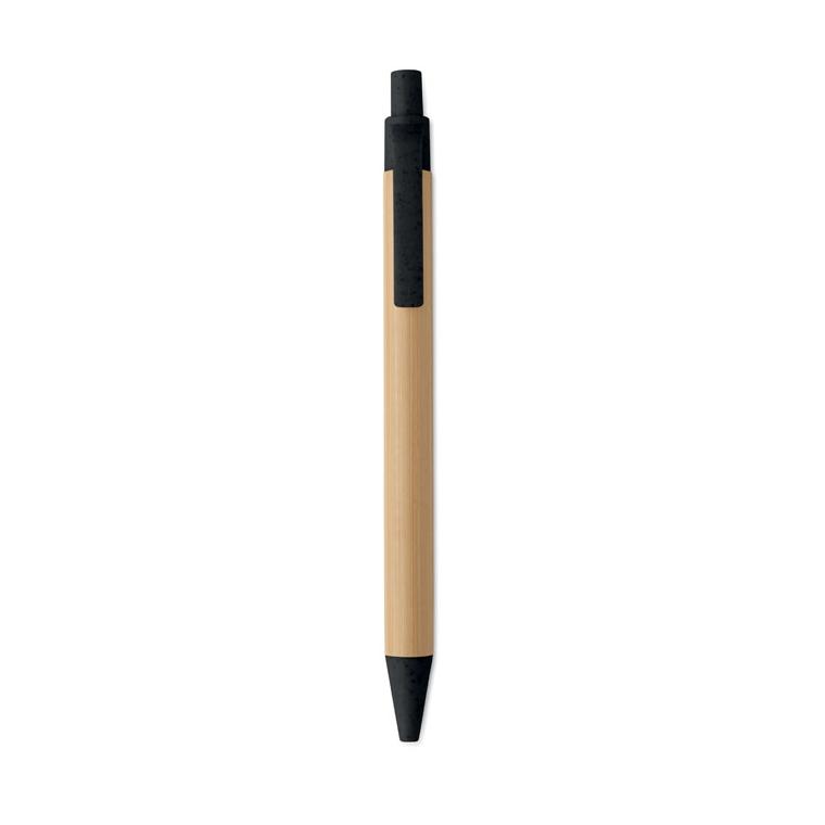 Pix cu buton din bambus Itea Colour Negru