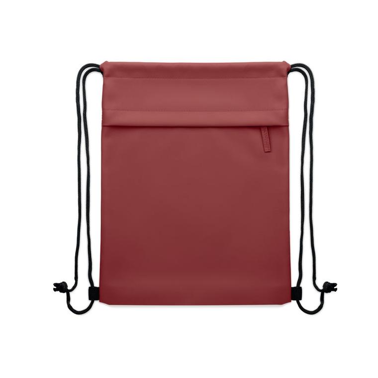 Rucsac cu șnur din RPET 600D Bangkok Bag Vișiniu