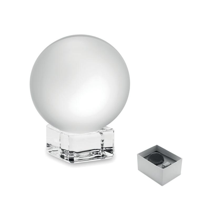 Trofeu rotund din sticlă Glassward