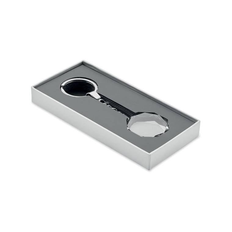 Breloc trofeu rotund din sticlă Roundward Transparent
