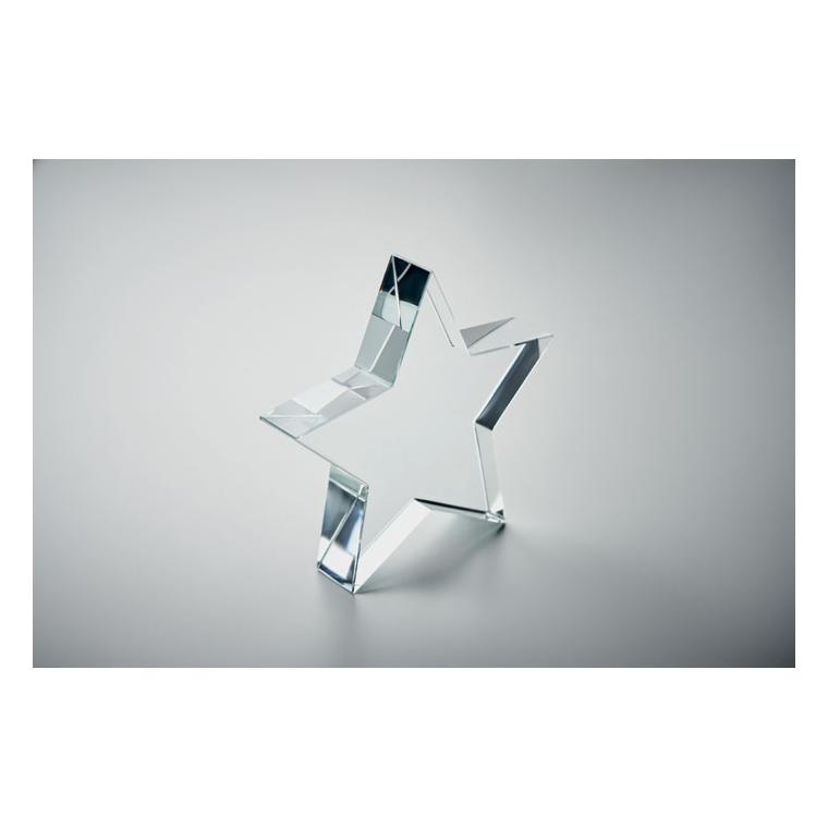 Trofeu stea din sticlă Starward Transparent