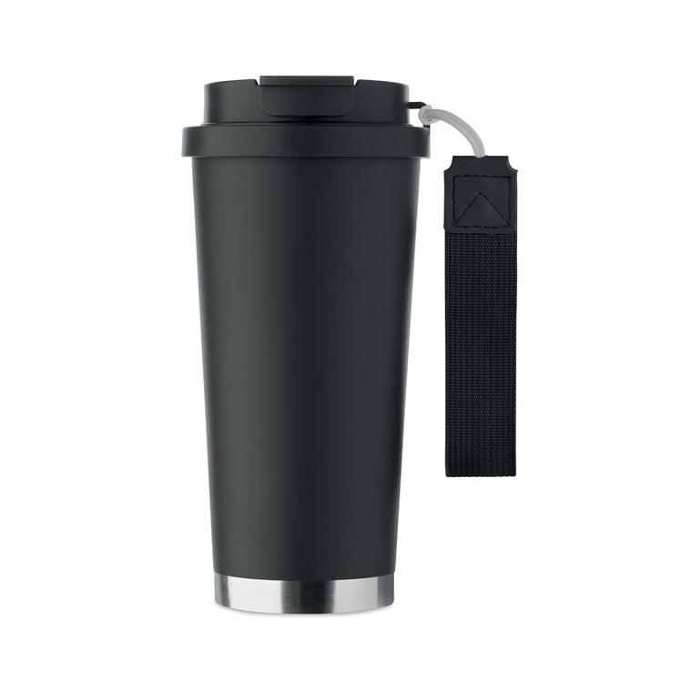 Termos cu perete dublu Topaz Large, 500 ml Negru