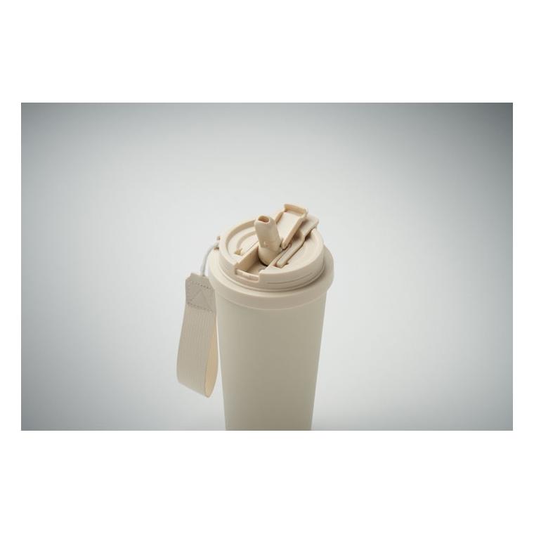 Termos cu perete dublu Topaz Large, 500 ml Bej