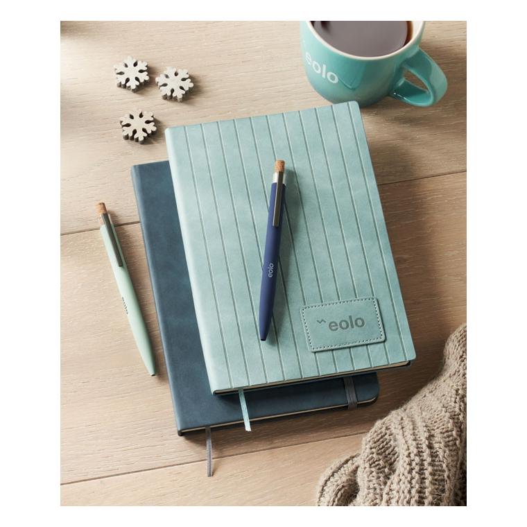 Notebook A5 din PU fumuriu Tintray Bej