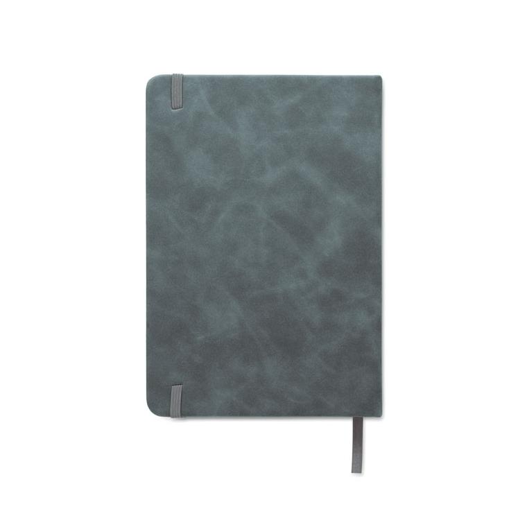 Notebook A5 din PU fumuriu Tint Petrol