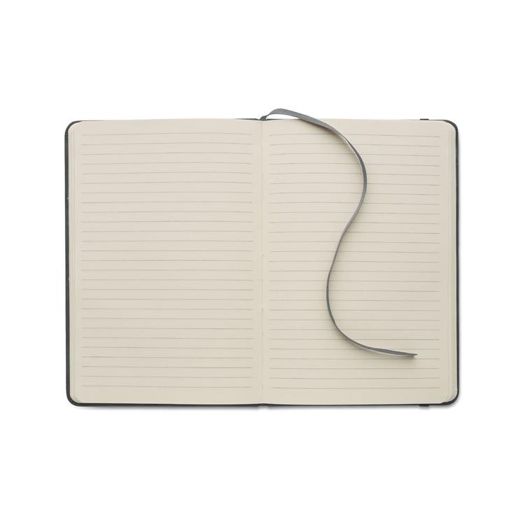 Notebook A5 din PU fumuriu Tint Petrol