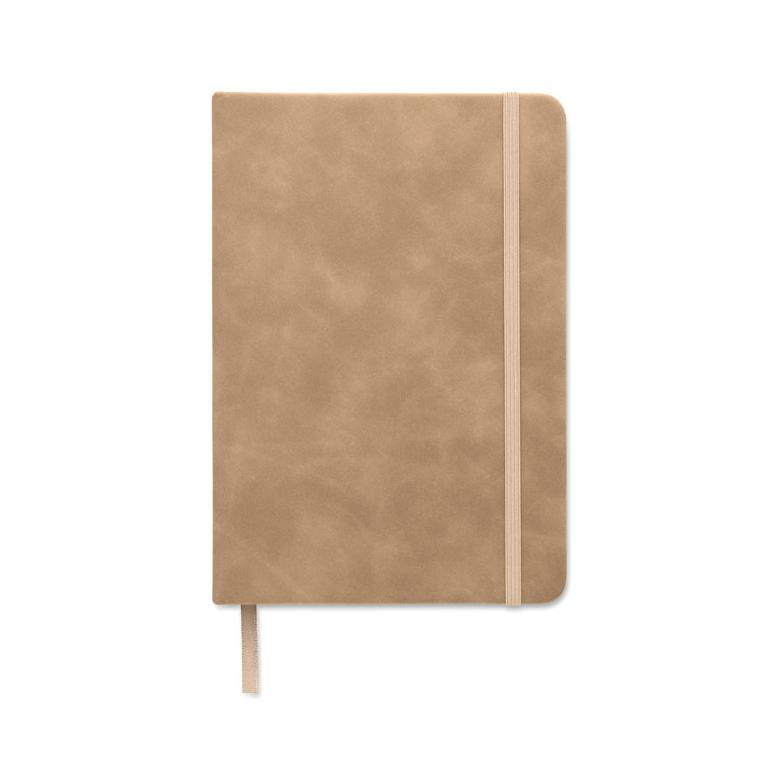 Notebook A5 din PU fumuriu Tint Kaki