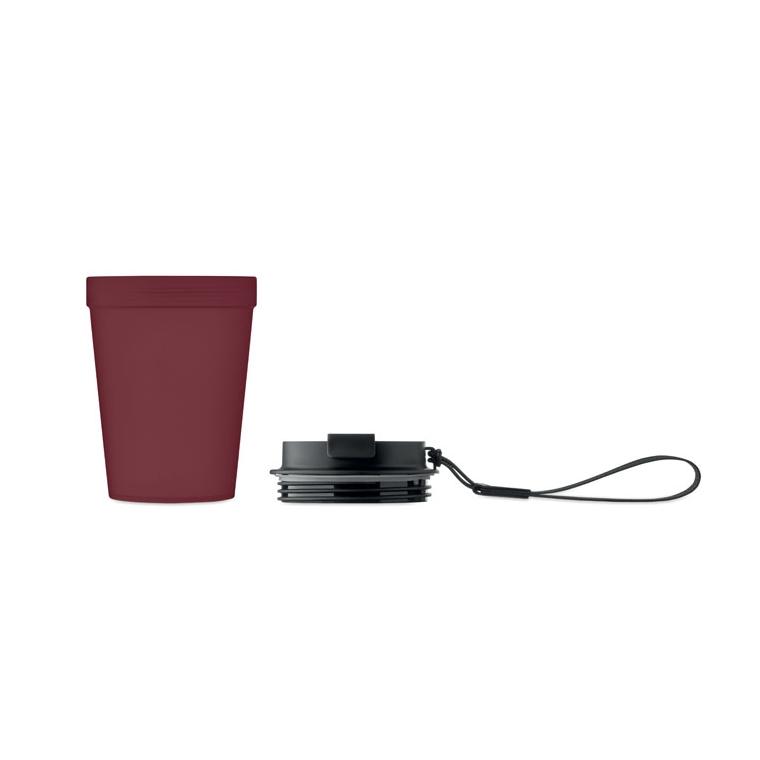 Termos cu perete simplu Isforden Tumbler, 300 ml Vișiniu