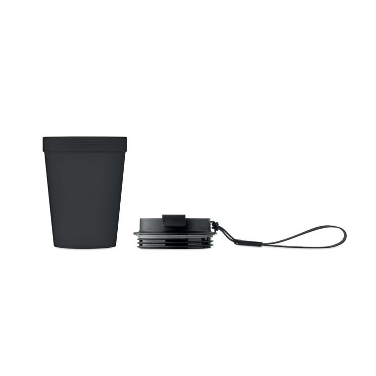 Termos cu perete simplu Isforden Tumbler, 300 ml Negru