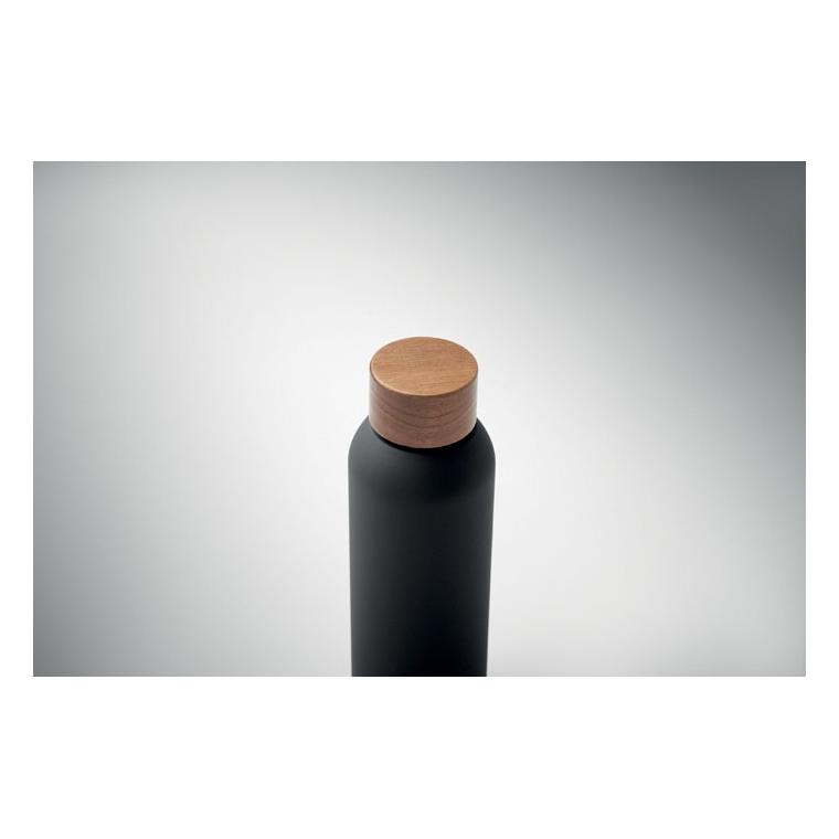 Sticlă cu perete simplu Geiser, 700 ml Negru
