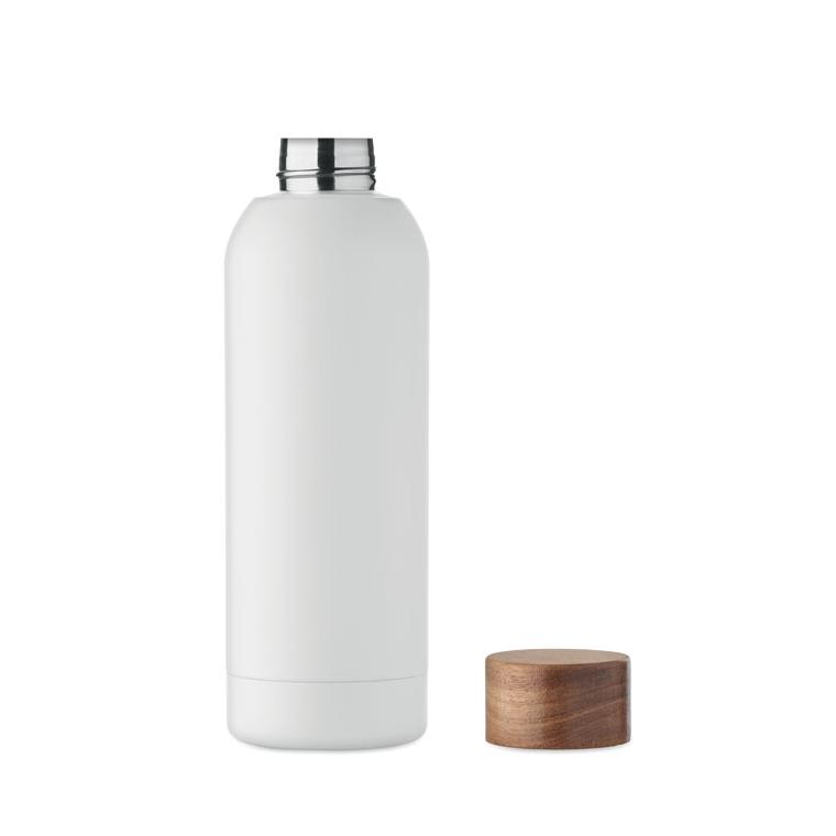 Sticlă cu perete simplu Geiser, 700 ml Alb