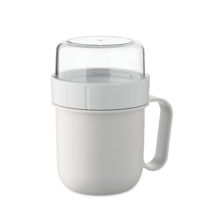 Pahar din PP Cup On Go, 450 ml Alb