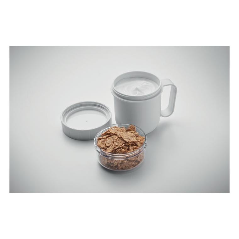 Pahar din PP Cup On Go, 450 ml Alb