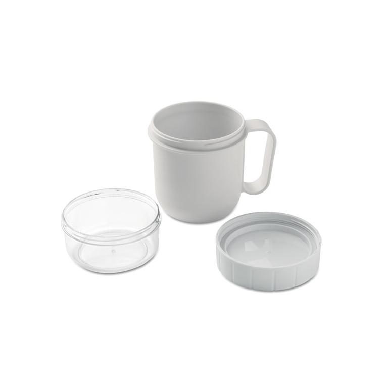 Pahar din PP Cup On Go, 450 ml Alb