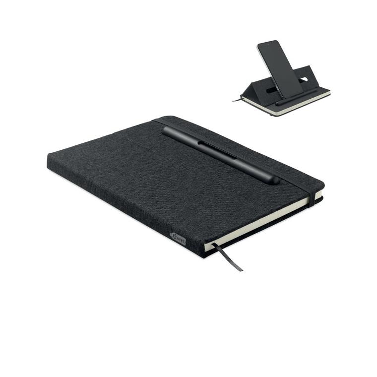 Notebook A5 cu suport pentru telefon Rinbook
