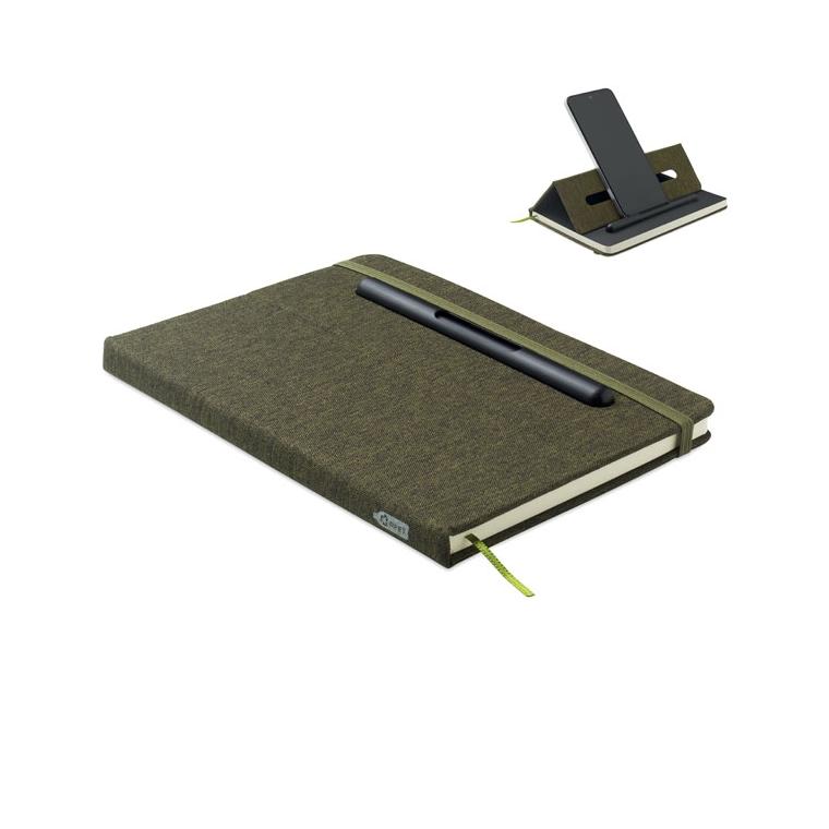 Notebook A5 cu suport pentru telefon Rinbook