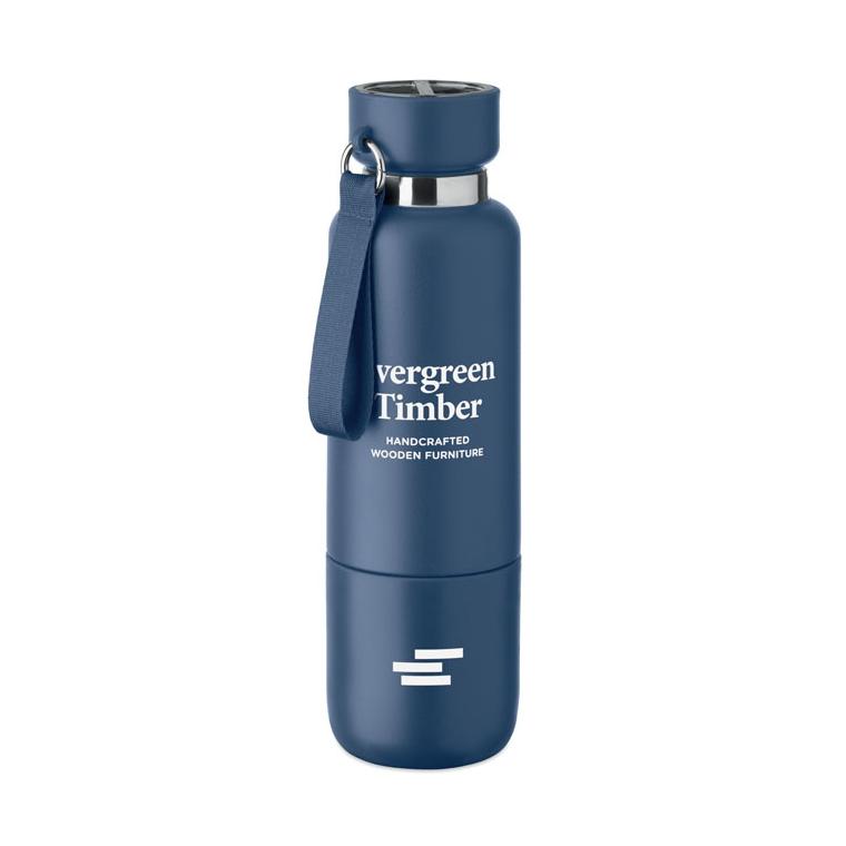 Sticlă cu perete dublu Noeka, 500 ml Navy 