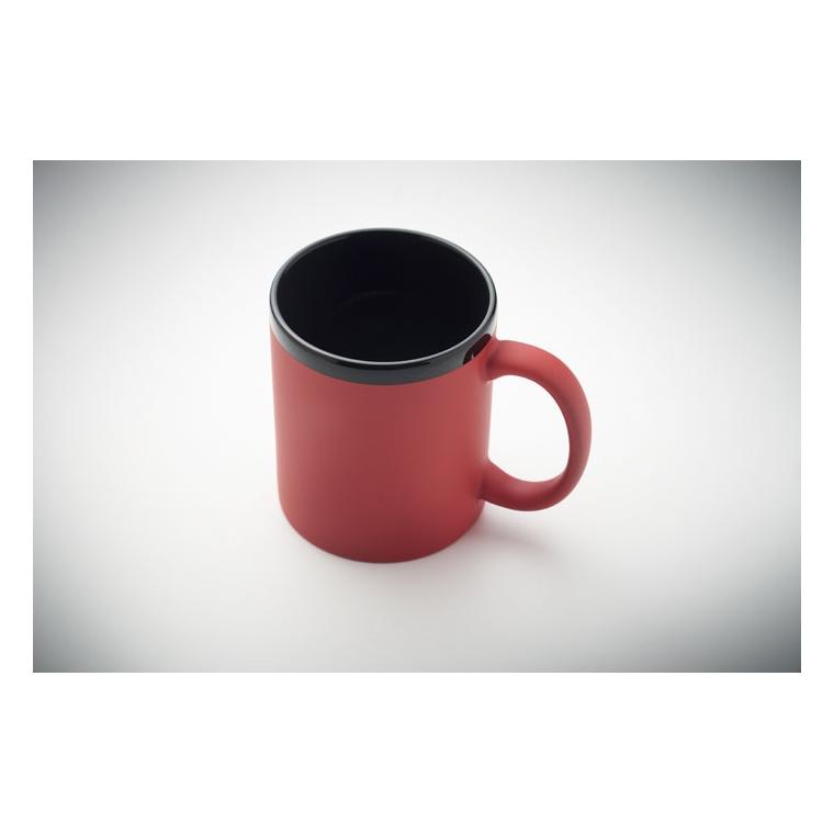 Cană ceramică pentru gravură laser Ruby, 300 ml Roșu