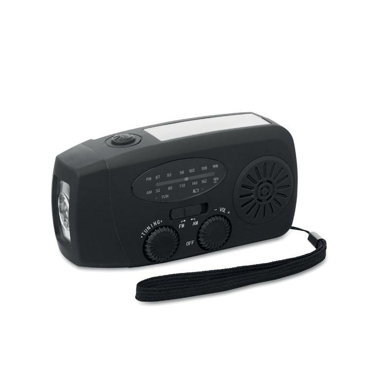 Radio portabil cu lanternă LED Onda