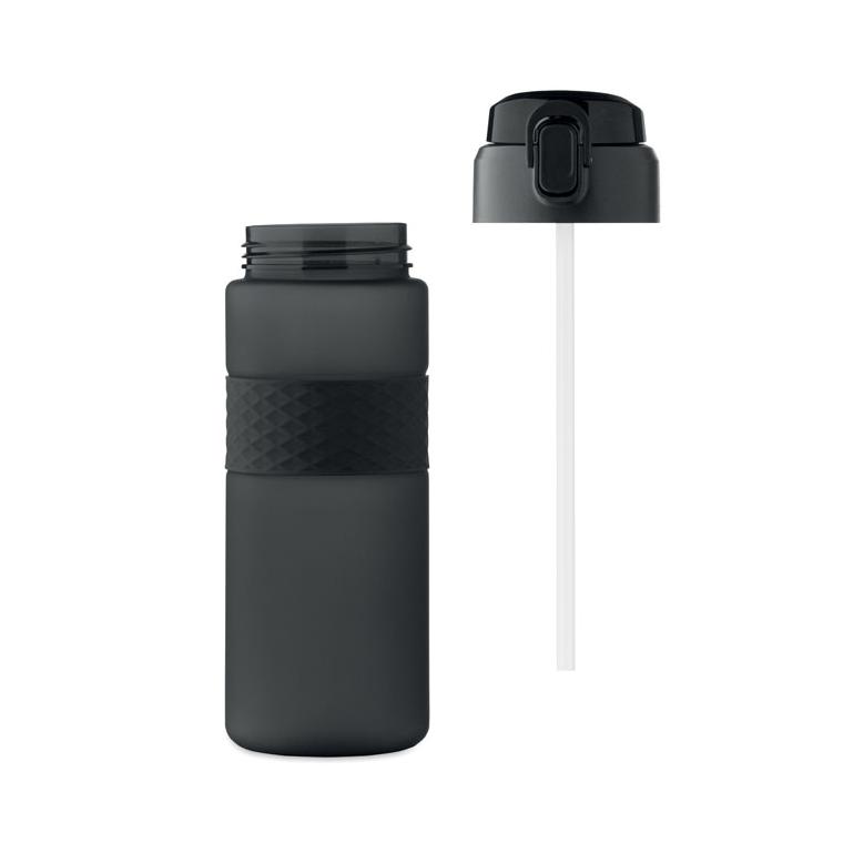 Sticlă din RPET Isjforden, 700 ml Negru