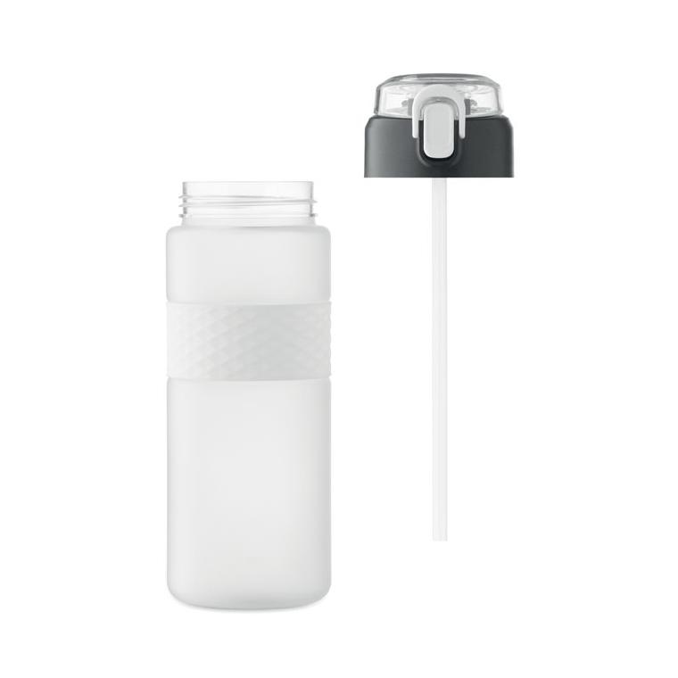 Sticlă din RPET Isjforden, 700 ml Alb transparent