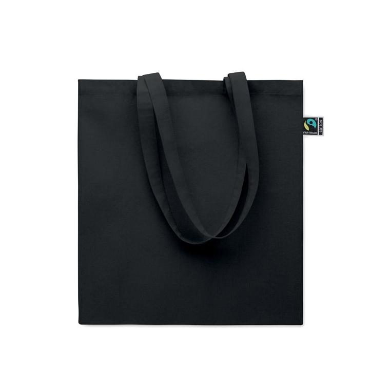 Sacoșă Fairtrade Osole++ Colour, 180 g/m² Negru