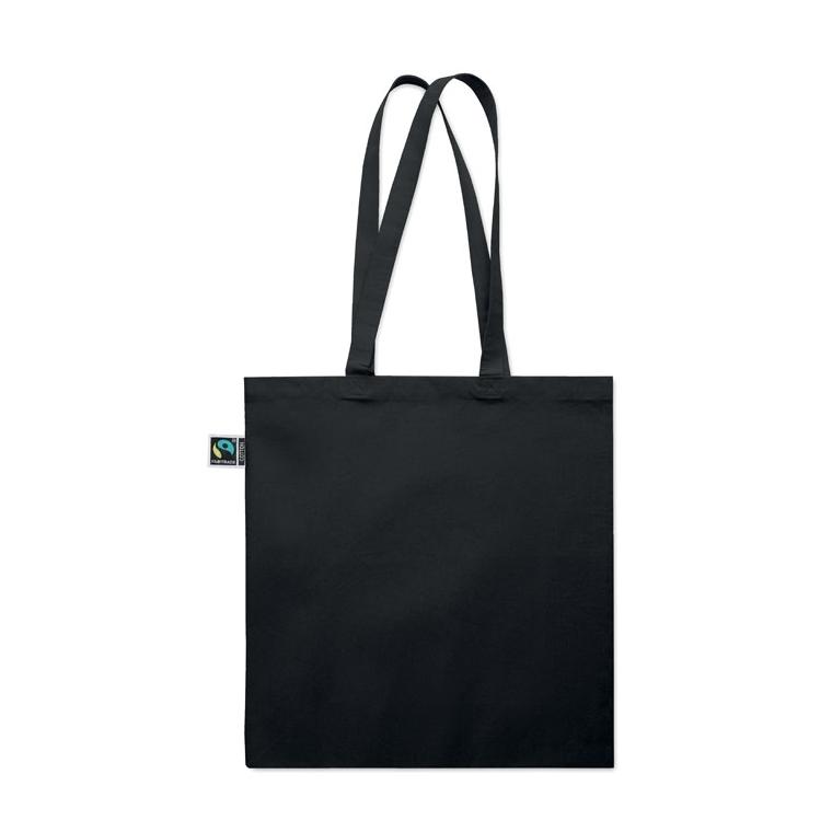 Sacoșă Fairtrade Osole++ Colour, 180 g/m² Negru