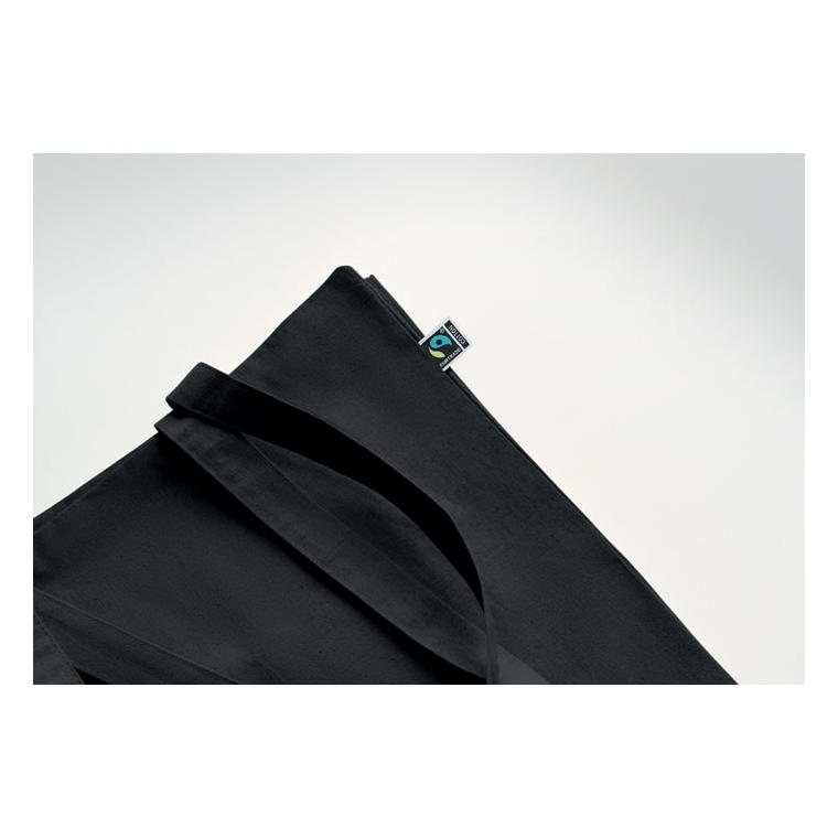 Sacoșă Fairtrade Osole++ Colour, 180 g/m² Negru