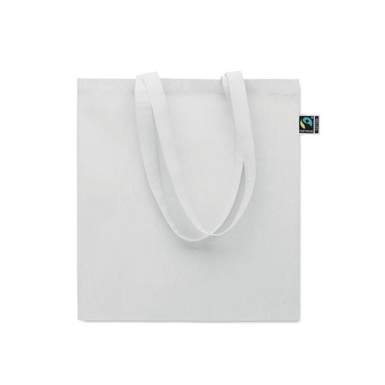 Sacoșă Fairtrade Osole++ Colour, 180 g/m² Alb