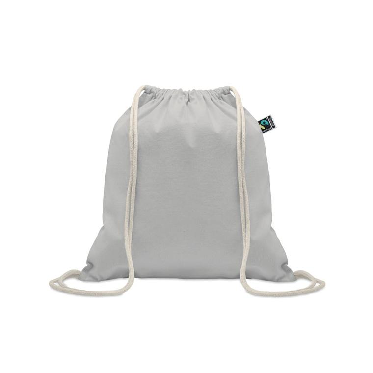 Rucsac cu șnur Fairtrade Osole Draw Colours, 180 g/m² Gri
