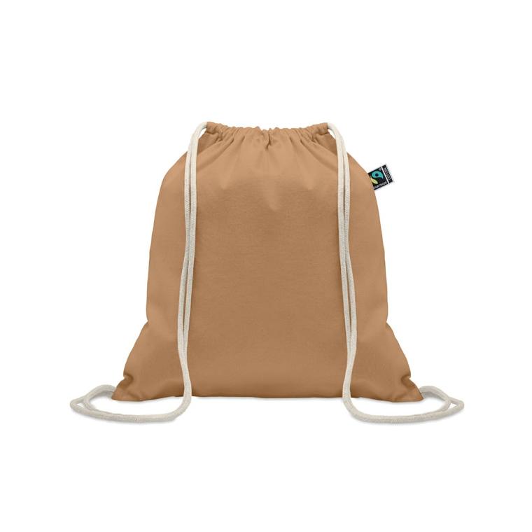 Rucsac cu șnur Fairtrade Osole Draw Colours, 180 g/m² Fildeș