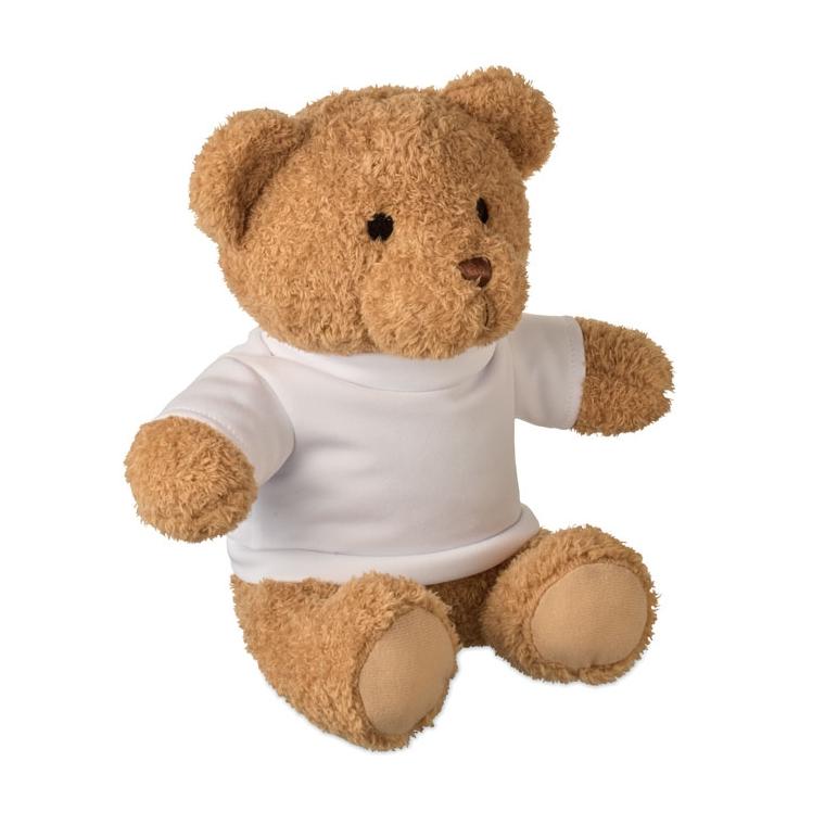 Ursuleț de pluș cu tricou Jackie, 23 cm
