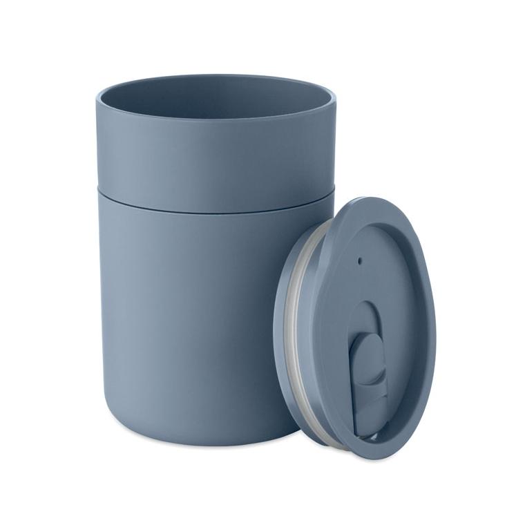 Cană termică din PP Goblet, 330 ml Petrol