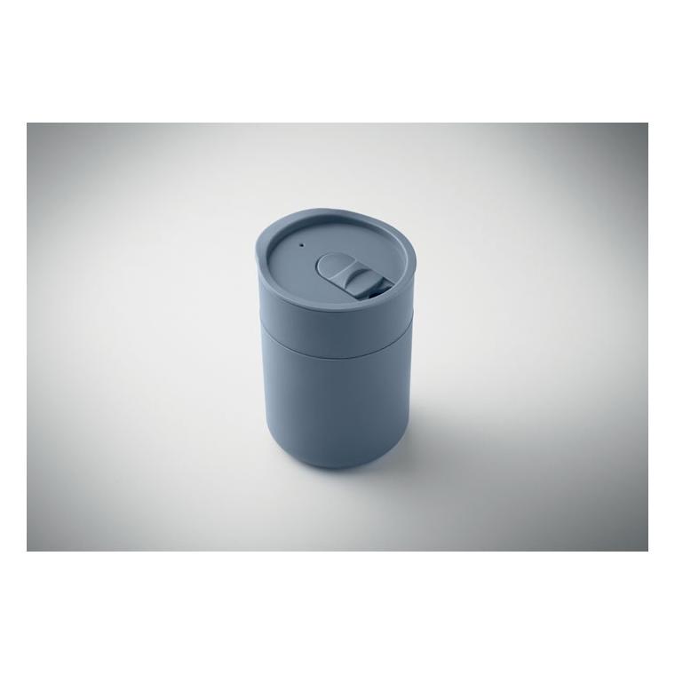 Cană termică din PP Goblet, 330 ml Petrol