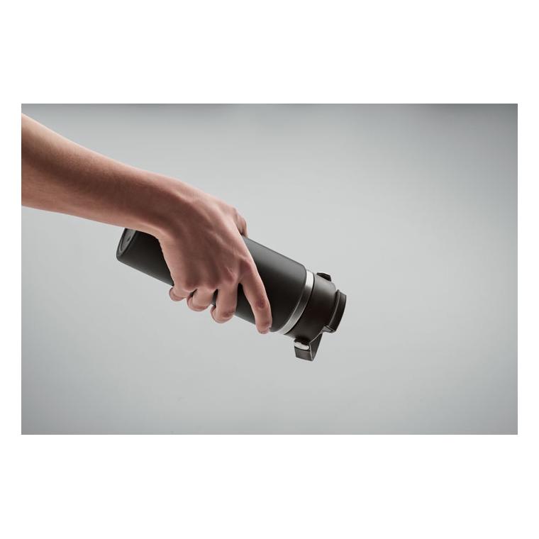 Sticlă cu perete dublu Suma Grip, 500 ml Negru